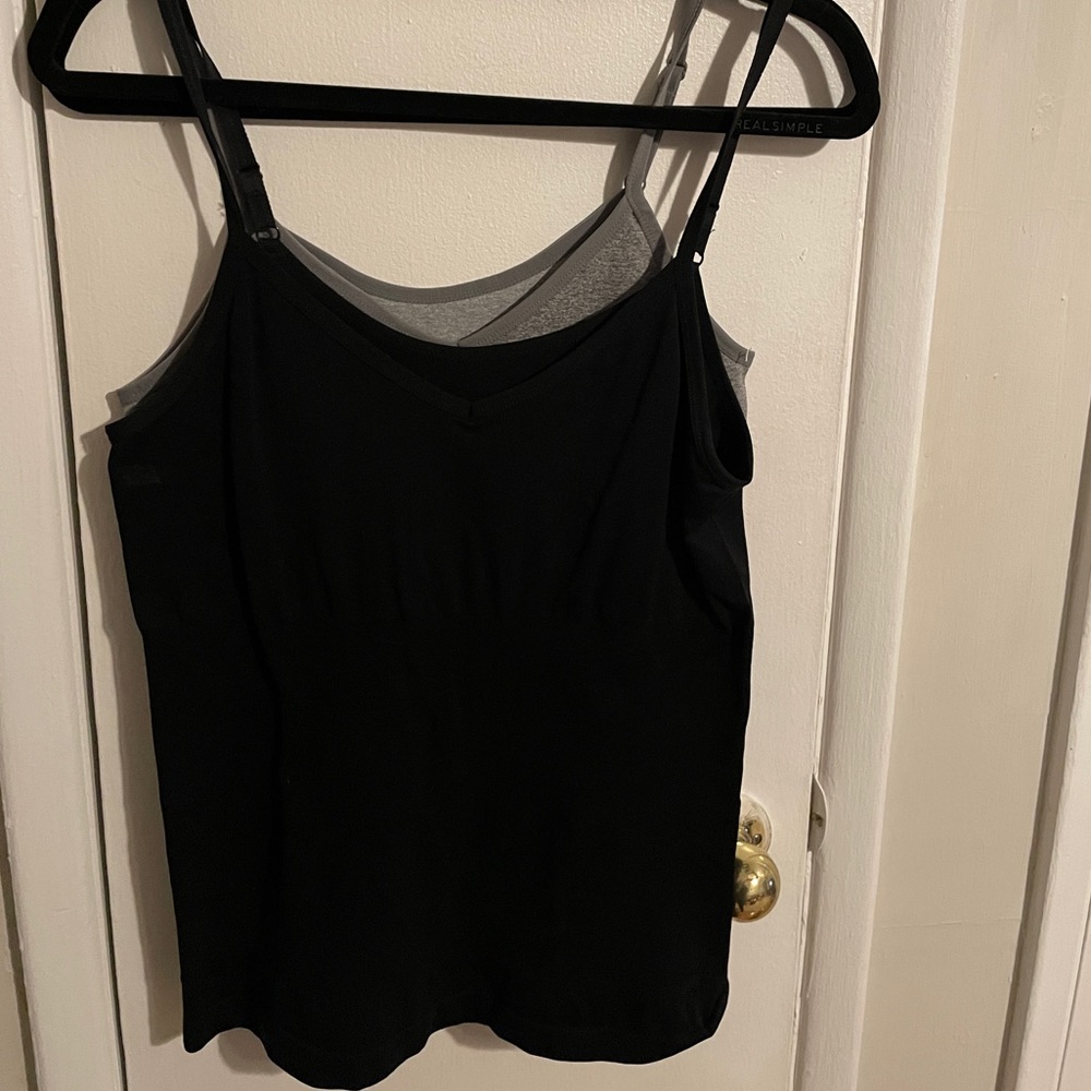 ✨ Skinnygirl Shaping Camis Tank Grey Black 2 Pack✨
